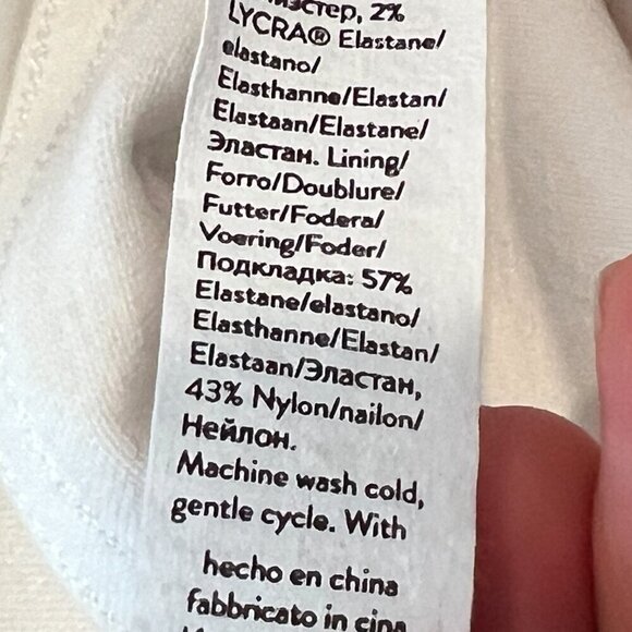 Spanx White Jeans Denim Pants Pull On Large - Picture 10 of 12